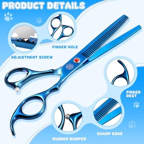 Professional Dog Grooming Scissors Set, 7 Inch/8 Inch Pet Grooming Scissors - Image 4