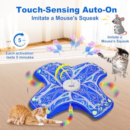 Interactive Cat Toys for Indoor Cats, Automatic Kitten Tunnel Toy - Image 3