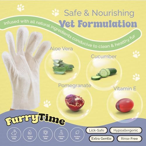 FURRYTIME Pet Cleaning Glove Wipes - Image 3