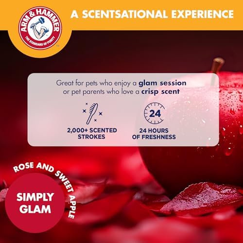 Arm & Hammer Deodorizing Slicker Dog Brush, Sweet Apple & Rose Scent - Image 3