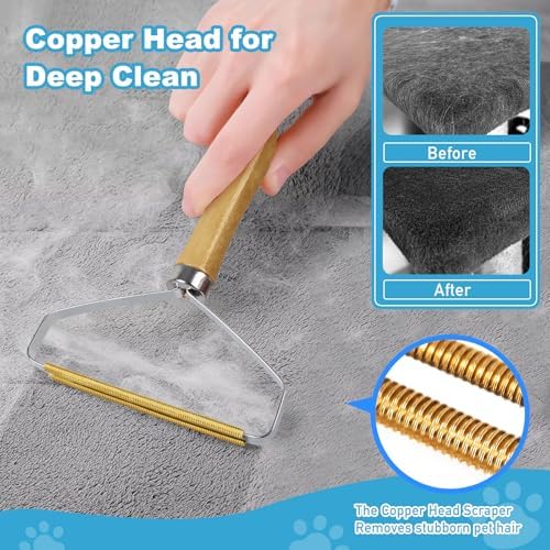 Pet Hair Removal Tool: 6 Pcs Dog Cat Hair Remover - Image 2