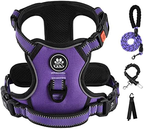 IVY&LANE No Pull Dog Harness for Medium Dogs, Reflective Dog Vest Harness by IVYLANE