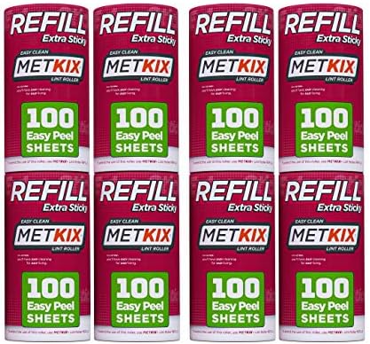 Refill for Metkix Lint Rollers 8 Pack by Metkix