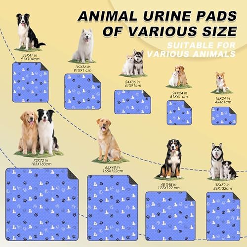 WanpeeGoo Washable Pee Pads for Dogs, Waterproof, 72 x 72 in, 1 Pack - Image 7