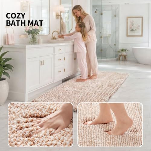 ILANGO Toilet Rugs U Shaped 22" × 24", Soft Absorbent Microfiber Bath Rugs - Image 5