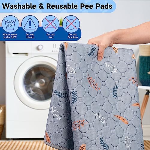 Sunheir 2 Pack Washable Guinea Pig Pee Pads, Absorbent Bedding Training Mat - Image 3