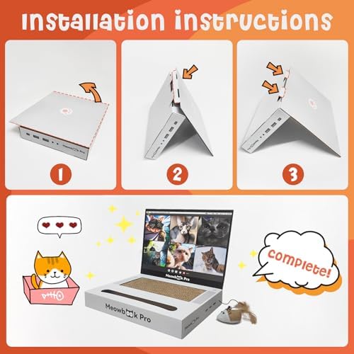 Cat Scratcher Laptop Cat Toy - Image 6