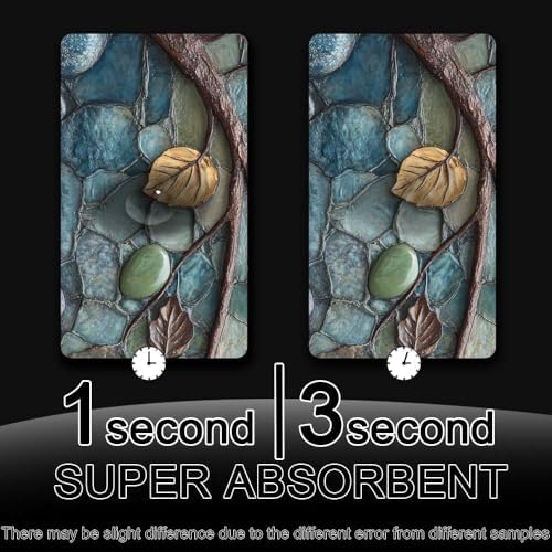 Bath Mat Rug, Mosaic-Stone Tree Non Slip Quick Dry Super Absorbent Thin - Image 6