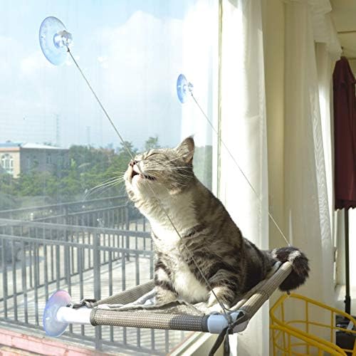 PEFUNY Cat Window Hammock – Mess-Free Waterproof Cats Window Perch by PEFUNY