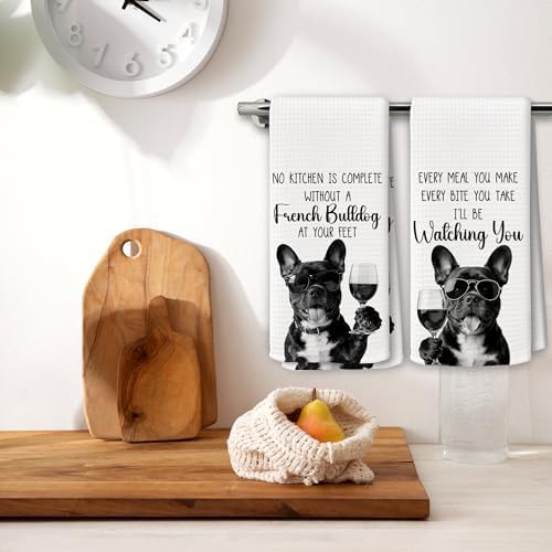 Dog Kitchen Towels Decor Set of 2 - Image 2