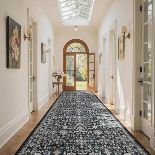 Floral Hallway Runner Rug for Bedroom Kitchen - Image 2