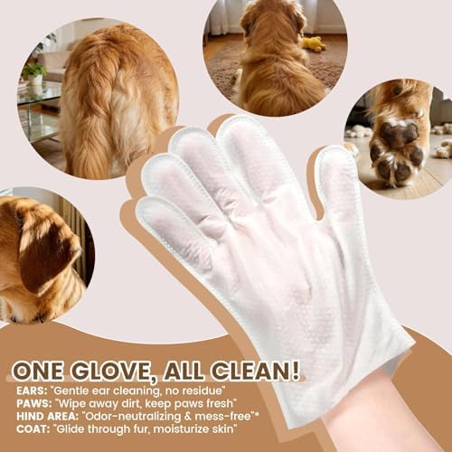 IMMHABI Hypoallergenic Pet Glove Wipes - Image 5