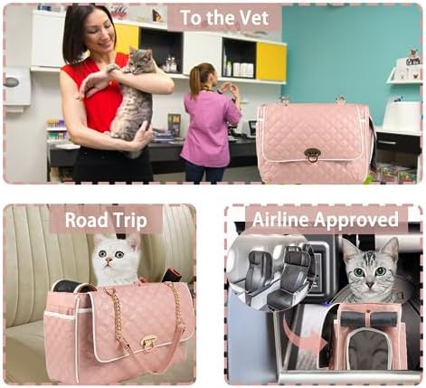 Pink Puppy Dog Cat Purse Carrier - Image 5