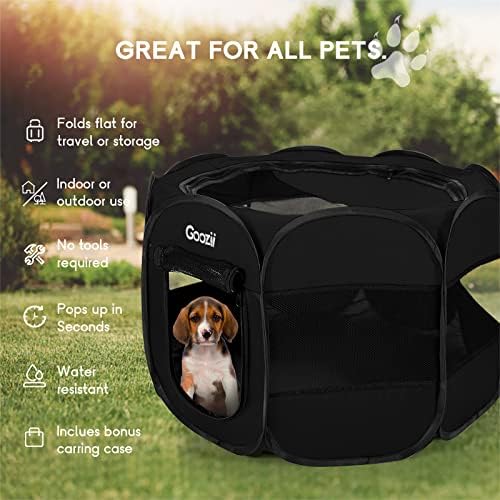 GOOZII Puppy Playpen Indoor for Small Dogs, Portalble Pet Dog Play Pens Kennel - Image 4