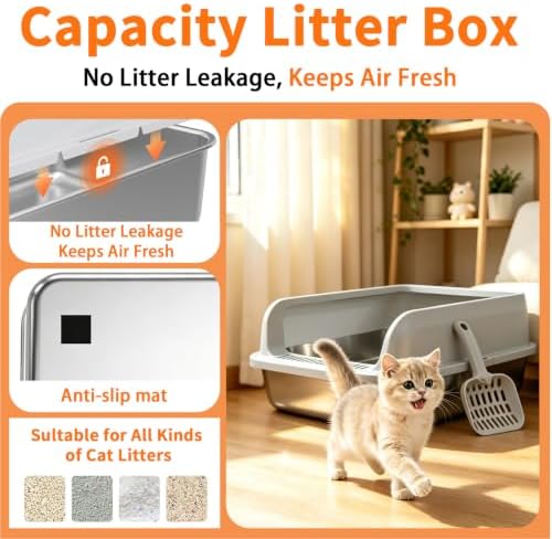 Stainless Steel Litter Box - Image 6