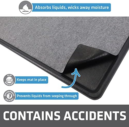 Drymate Dog Crate Mat Liner, Absorbs Urine, Waterproof, Washable Puppy Pee Pad - Image 3