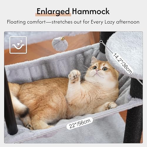 XL Cat Tree for Large Cats 15lbs-53”Cat Tower - Image 4