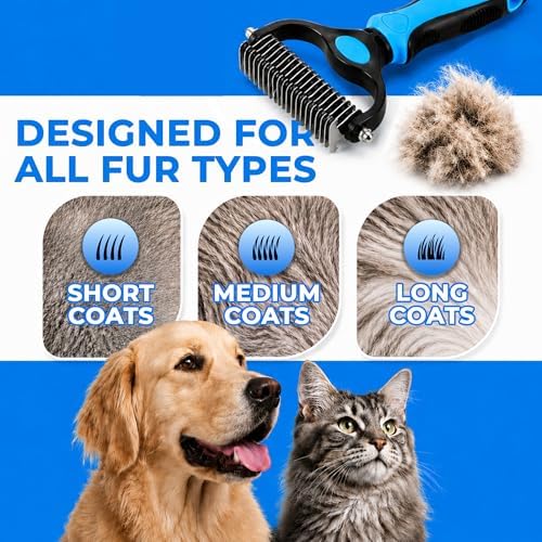2-in-1 Double-Sided Pet Grooming Comb - Image 2