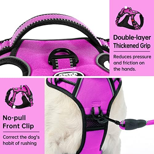 IVY&LANE No Pull Dog Harness for Small Dogs, Reflective Dog Vest Harness - Image 4