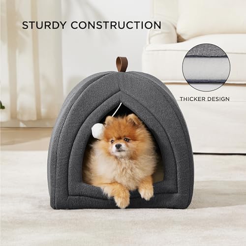 Bedsure 2in1 Cat Beds for Indoor Cats Cave for Kitten - Image 3