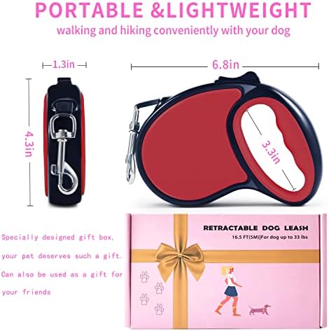 Retractable Dog Leash 16Ft/5M for Small Medium Dogs - Image 2