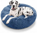 JOLLYVOGUE Dog Beds Large Sized Dog, Calming Anti-Anxiety Dog Bed, Fluffy Donut by JOLLYVOGUE