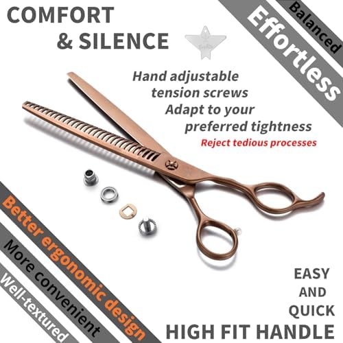 High-end Professional Dog Grooming Thinning Scissors Teeth Cutting Blending - Image 4