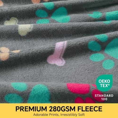 Luciphia 3 Pack Soft Fleece Dog Blankets - Image 2