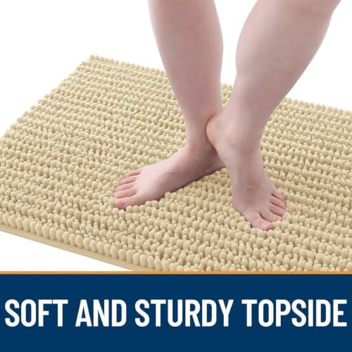 OLANLY Dog Door Mat for Muddy Paws 30x20, Ultra-Absorbent Chenille Mud Mat - Image 3