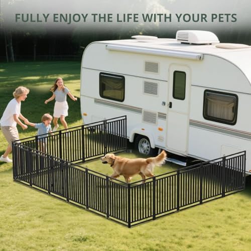 Thickened Outdoor Dog Fence, 40 Panels - Image 6