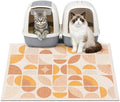 Cat Litter Mat 33" x 22" for Litter Box, Non-Slip Washable Floor Mat by Unknown