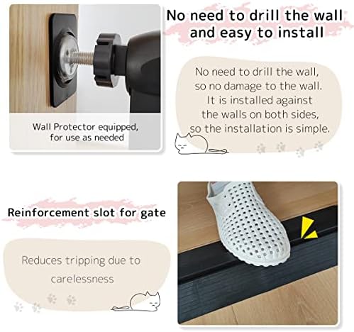 Lumizone 55.12" Extra Tall Pet Gate - Image 6