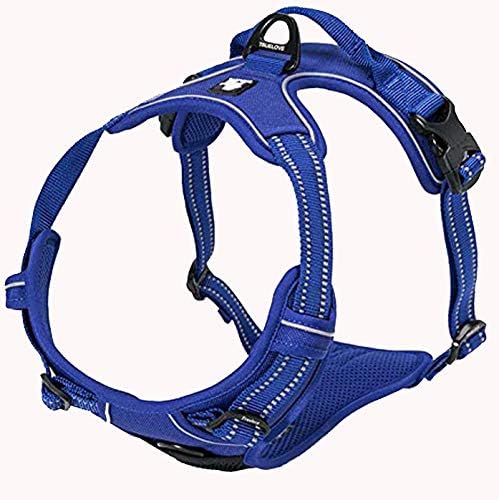 TRUE LOVE Adjustable No-Pull Dog Harness Reflective Pup Vest Harnesses by TRUELOVE