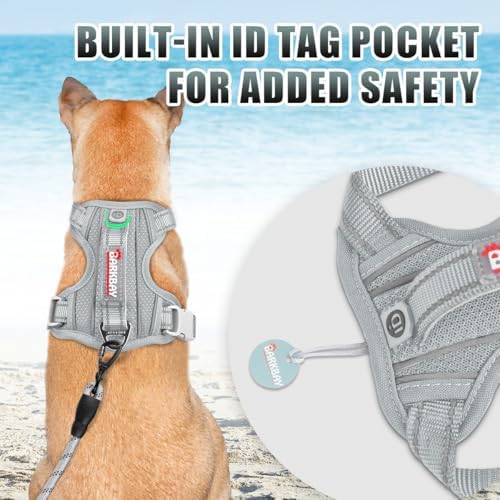 BARKBAY No Pull Dog Harness Large Reflective Dog Harness - Image 2