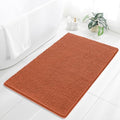 Chenille Bathroom Rug 36"x60" Coral, Large Plush Bath Mat by Kildoss