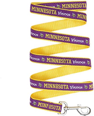 Pets First NFL Licensed Minnesota Vikings Pet Leash, Size Medium – Durable by PETSFIRST