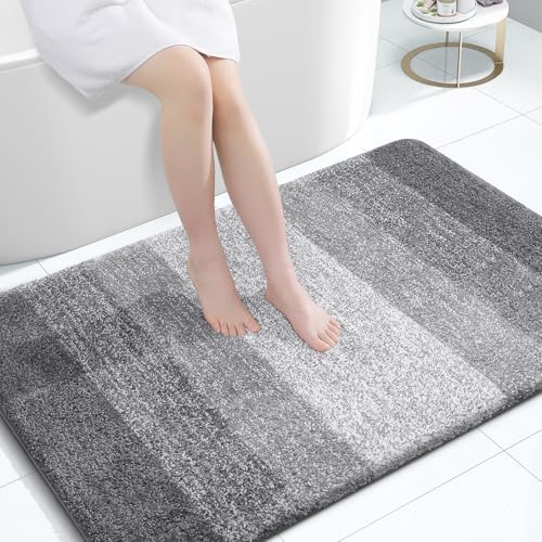 OLANLY Large Bathroom Rugs 44x32, Extra Soft Absorbent Microfiber Bath Rugs by OLANLY