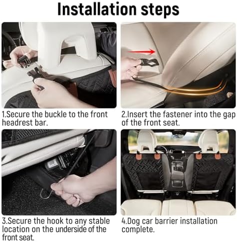 Dog Car Barrier, Car Divider Net - Image 6