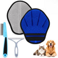 3PCS Pet Hair Removal Glove Set by ADNIKIA