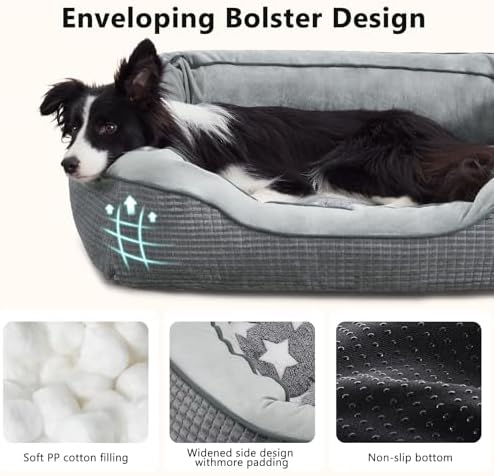 Large Dog Beds for Large Dogs, Washable Orthopedic Pet Bed - Image 5