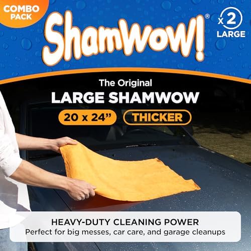 ShamWow Shammy Cloth 4-Pack, Super Absorbent Chamois Towel - Image 6