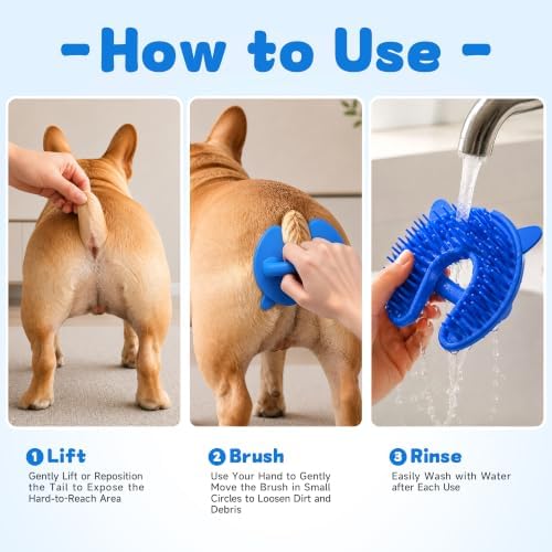 Silicone Nub Brush – Corkscrew Tail Dog Brush - Image 5