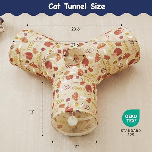 Tempcore Cat Tunnel, 3-Way Collapsible Toy - Image 2