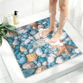 Square Shower Mat, Yonala 24 x 24 Inch Stylish Non Slip Shower Mats by Yonala