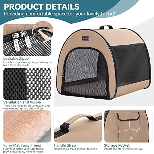 PETSFIT Soft Dog Crate, Dog Travel Crate - Image 3