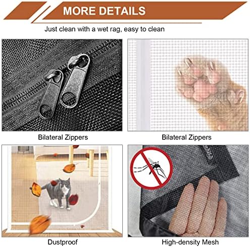 Dixutzi Upgraded Reinforced Cat Screen Door Fits Door Size 36''x 80'', Heavy - Image 6