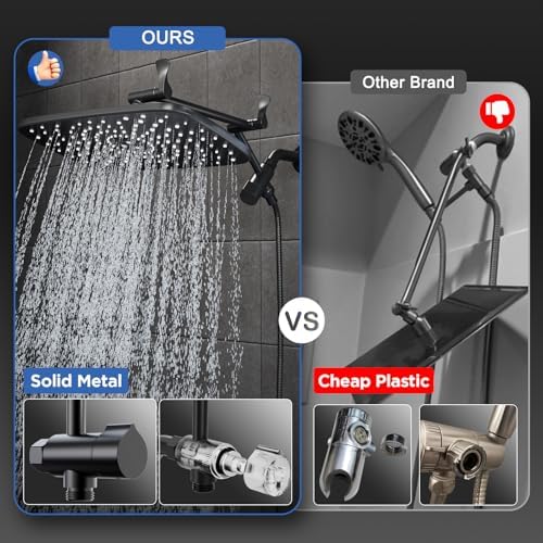 Veken 11.8" High Pressure Shower Head - Image 7