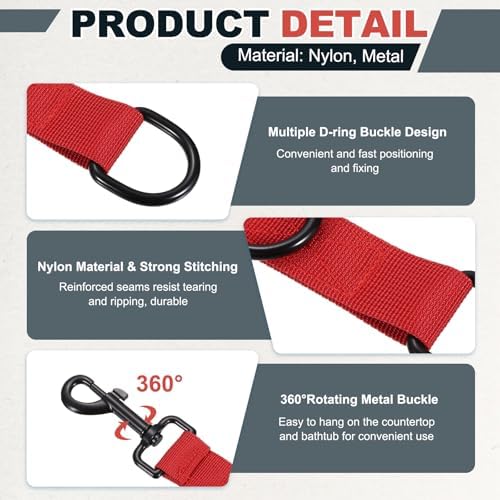 Pet Dog Grooming Loops, Adjustable Nylon Table Arm Extender Belly Strap - Image 3