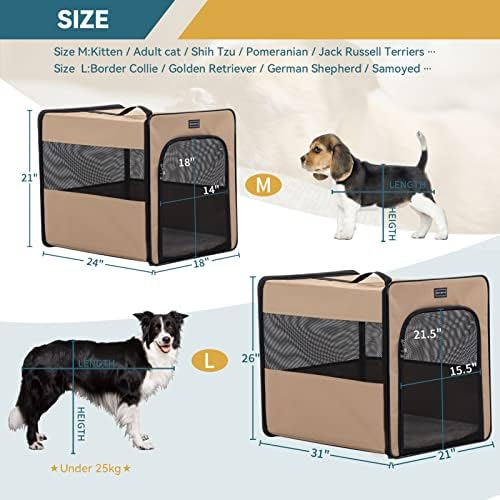 PETSFIT Dog Crate Travel, Portable Dog Crate - Image 2