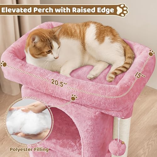 Yaheetech 23.5in Small Low-Profile Cat Tree Condo - Image 5